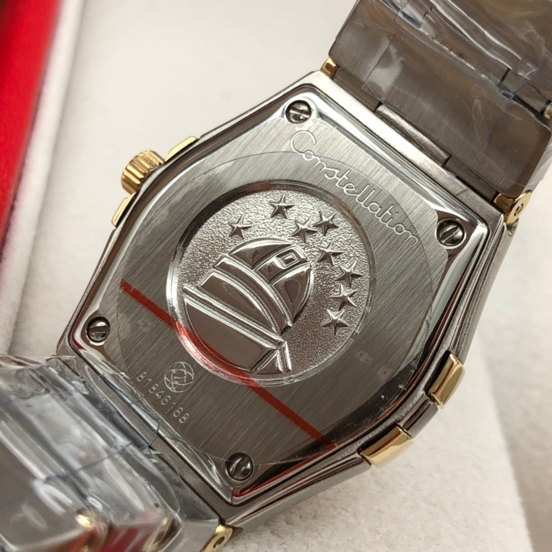 CONSTELLATION LADIES 27MM GOLD DIAMOND BEZEL