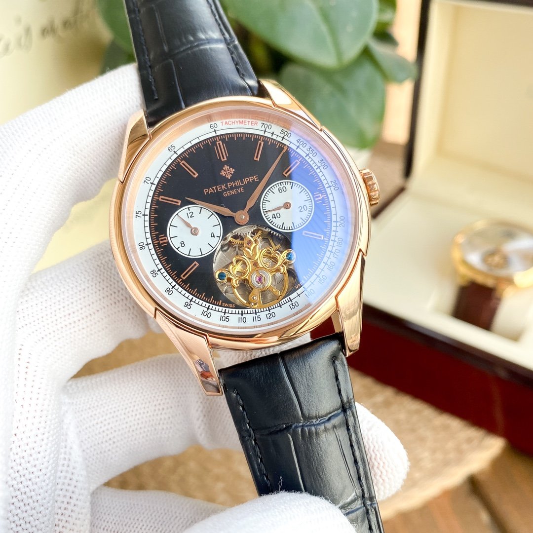 PATEK TOURBILLON LEATHER STRAP