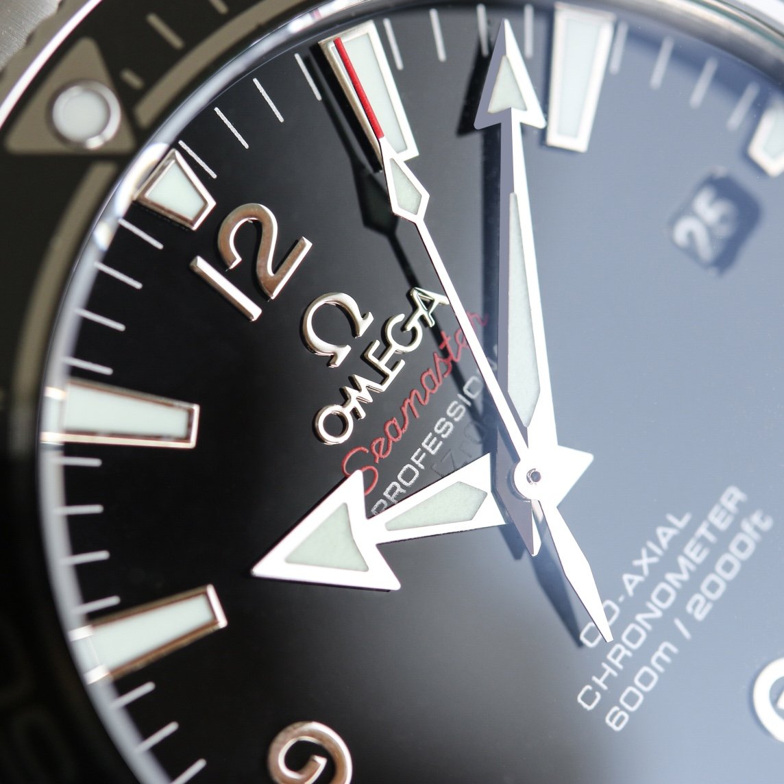 SEAMASTER PROFESSIONAL PLANET OCEAN 600M BLACK DIAL