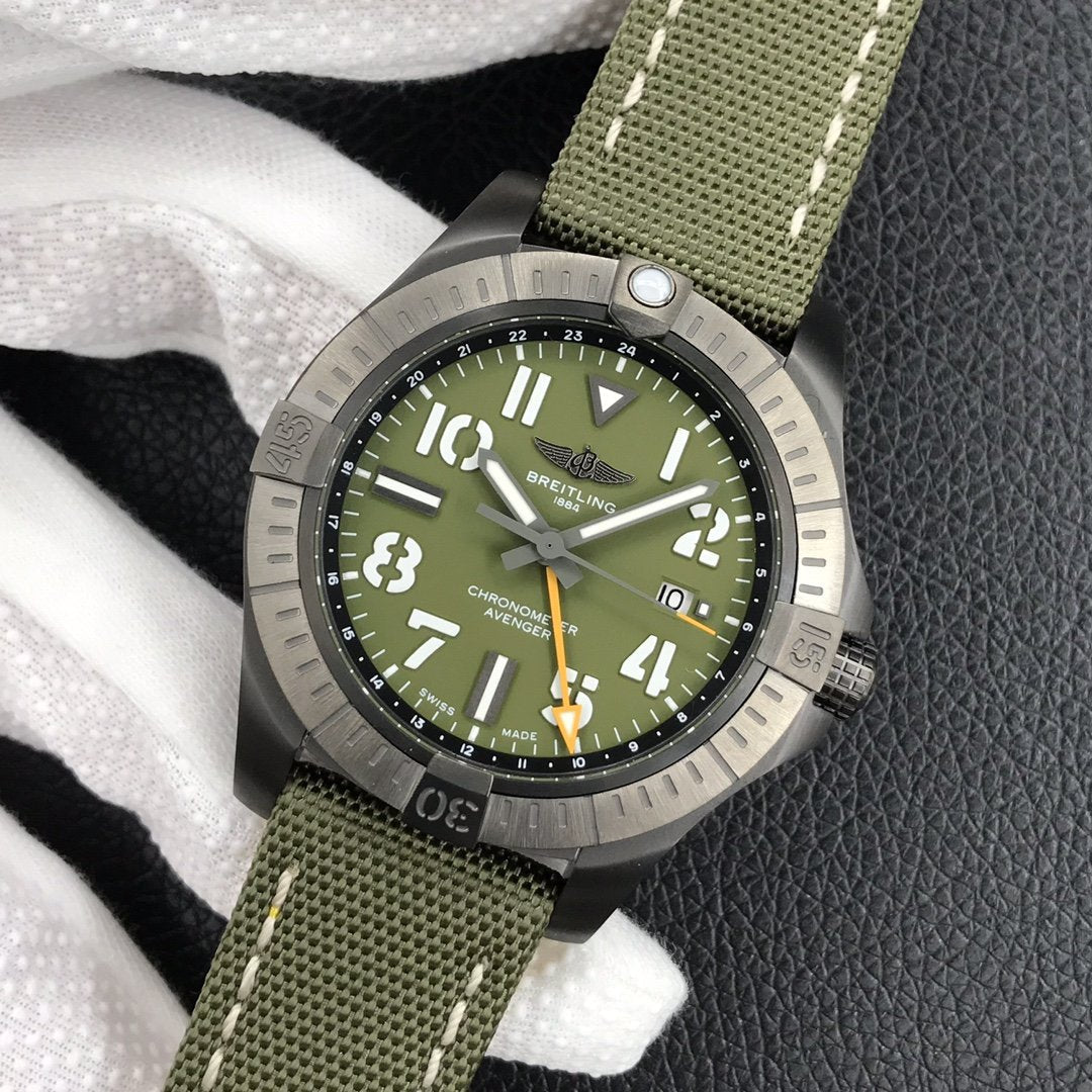 AVENGER AUTOMATIC GMT 45 NIGHT MISSON KHAKI DIAL
