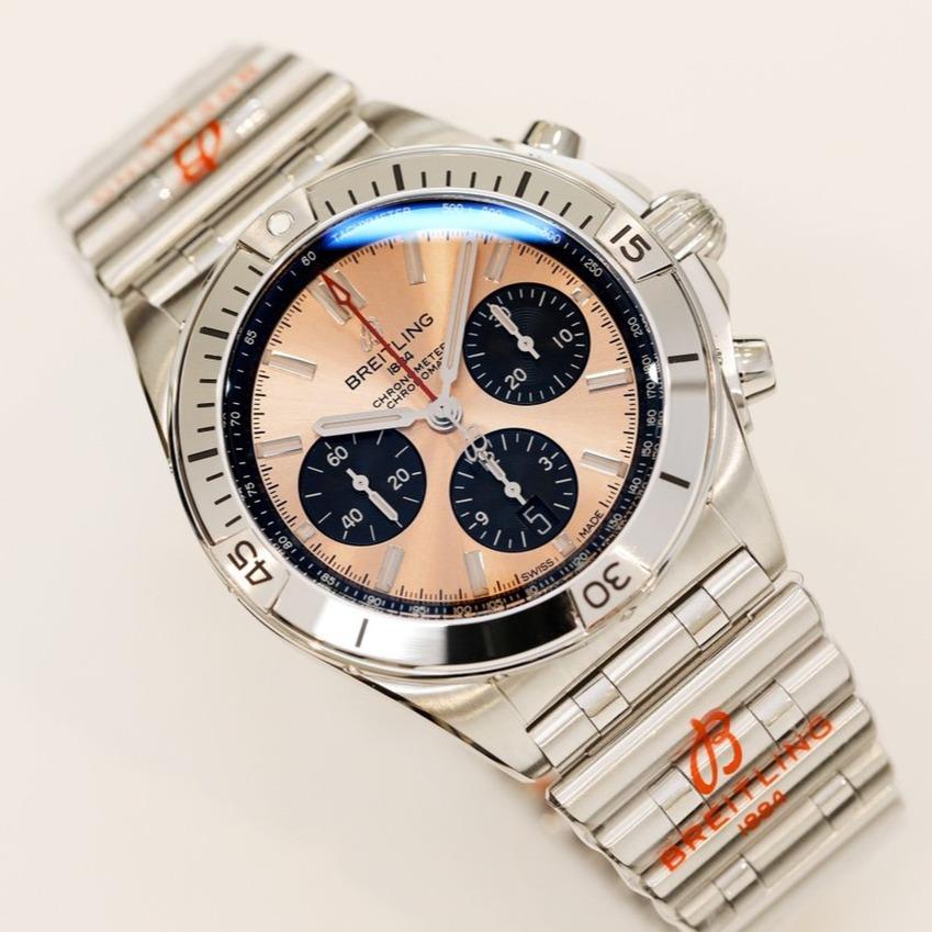 CHRONOMAT B01 STAINLESS STEEL CREAM DIAL