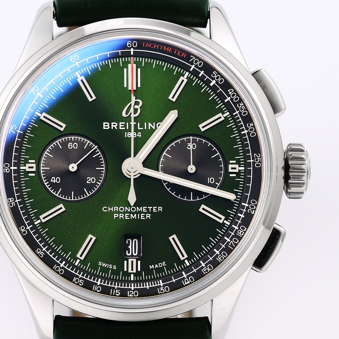PREMIER B01 CHRONOGRAPH 42 GREEN DIAL