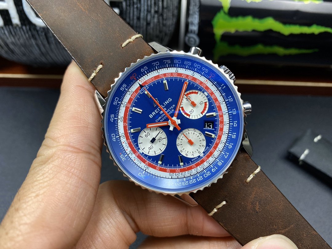 NAVITIMER B01 STEEL CASE BLUE DIAL