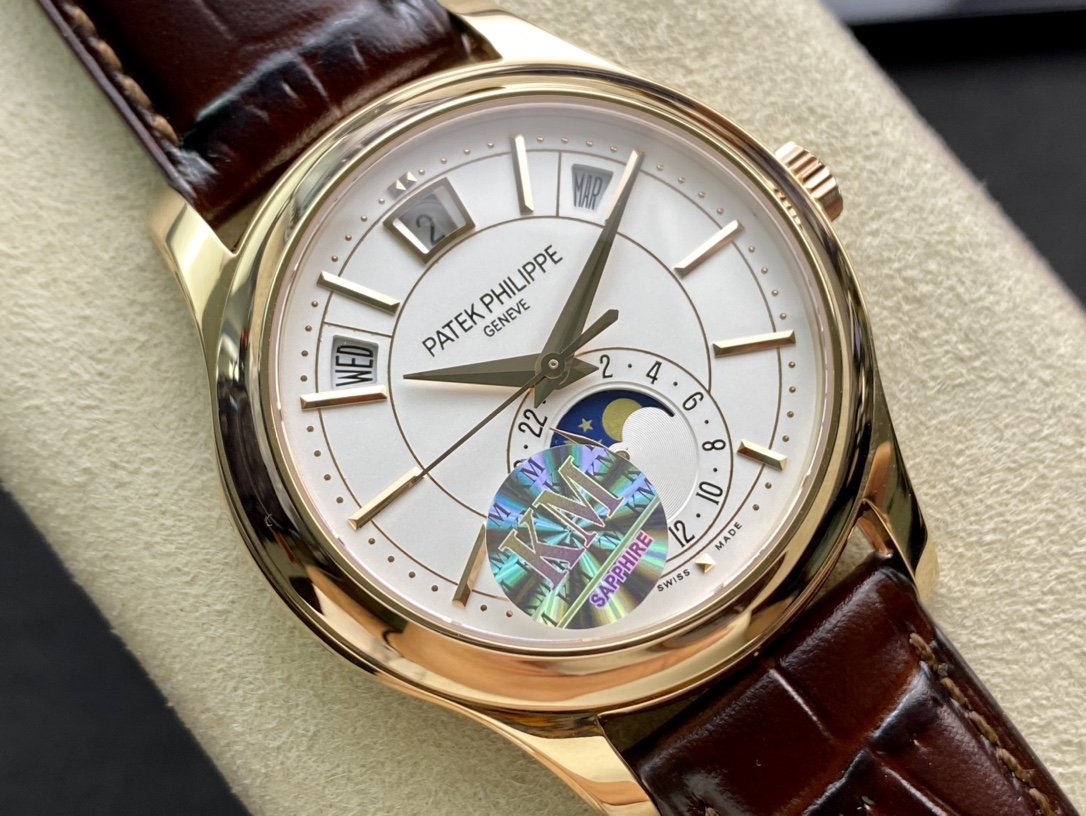 PATEK ANNUAL CALENDAR YELLOW GOLD WHITE DIAL