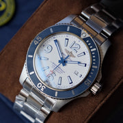 SUPER OCEAN 42 STAINLESS STEEL WHITE DIAL