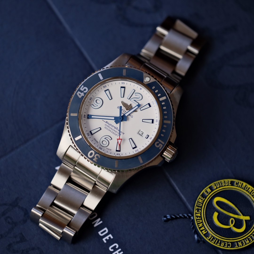 SUPER OCEAN 42 STAINLESS STEEL WHITE DIAL