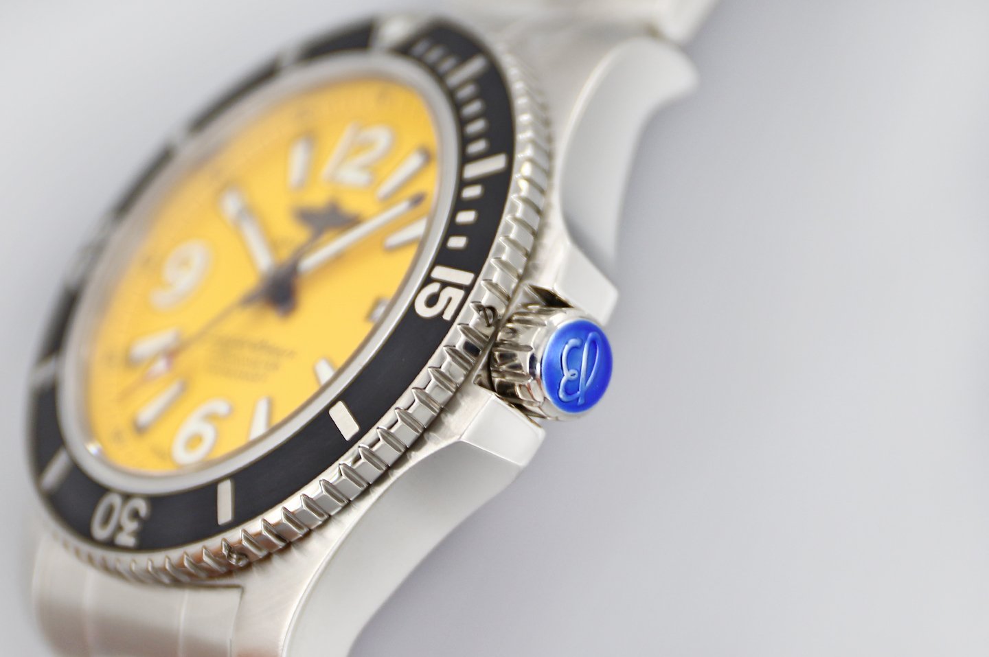 SUPEROCEAN 44MM STAINLESS STEEL YELLOW DIAL