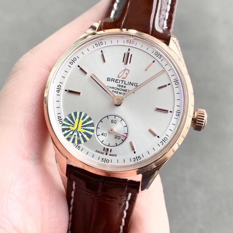 PREMIER AUTOMATIC 40 ROSE GOLD CASE SILVER DIAL