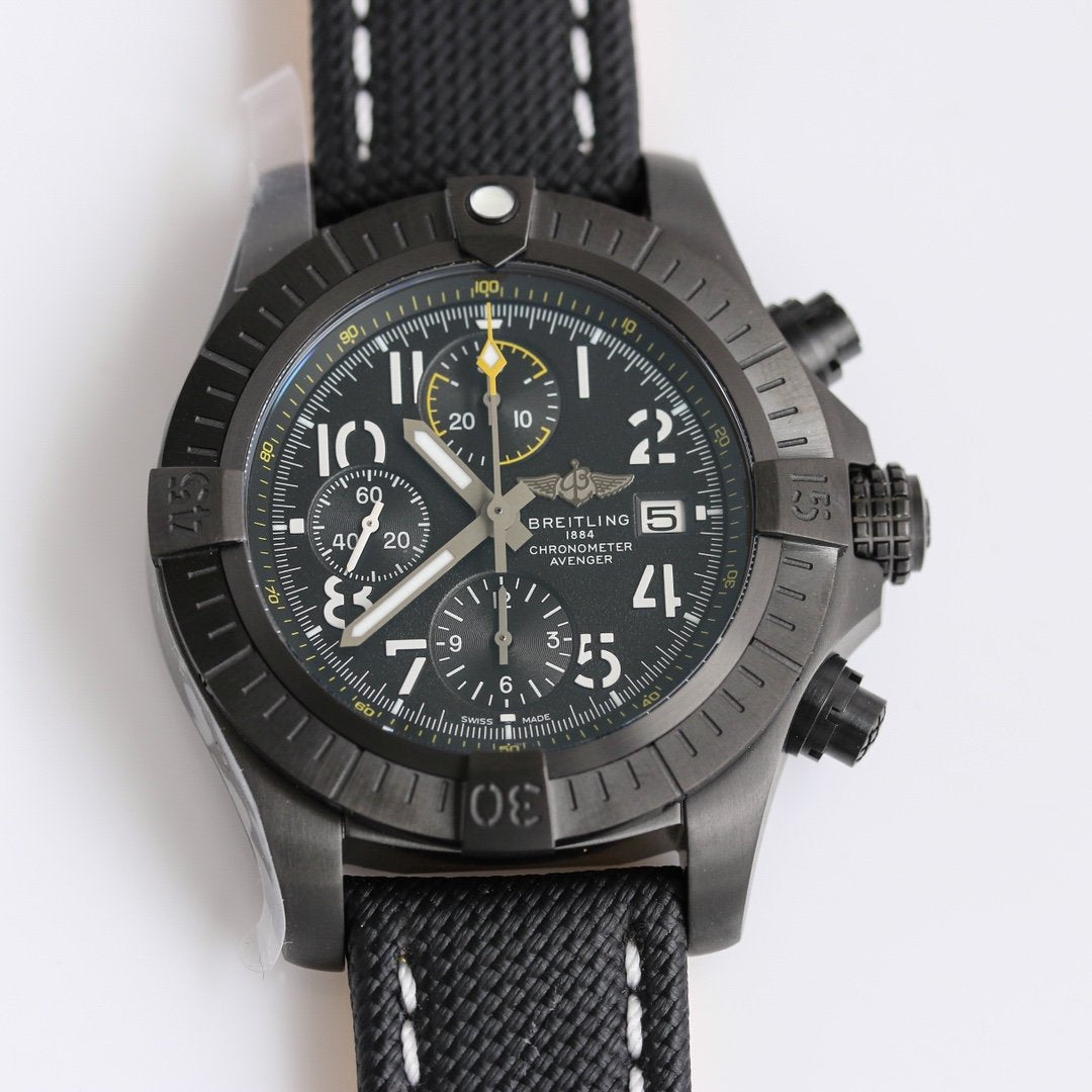 AVENGER 45MM CHRONOGRAPH NIGHT MISSION BLACK