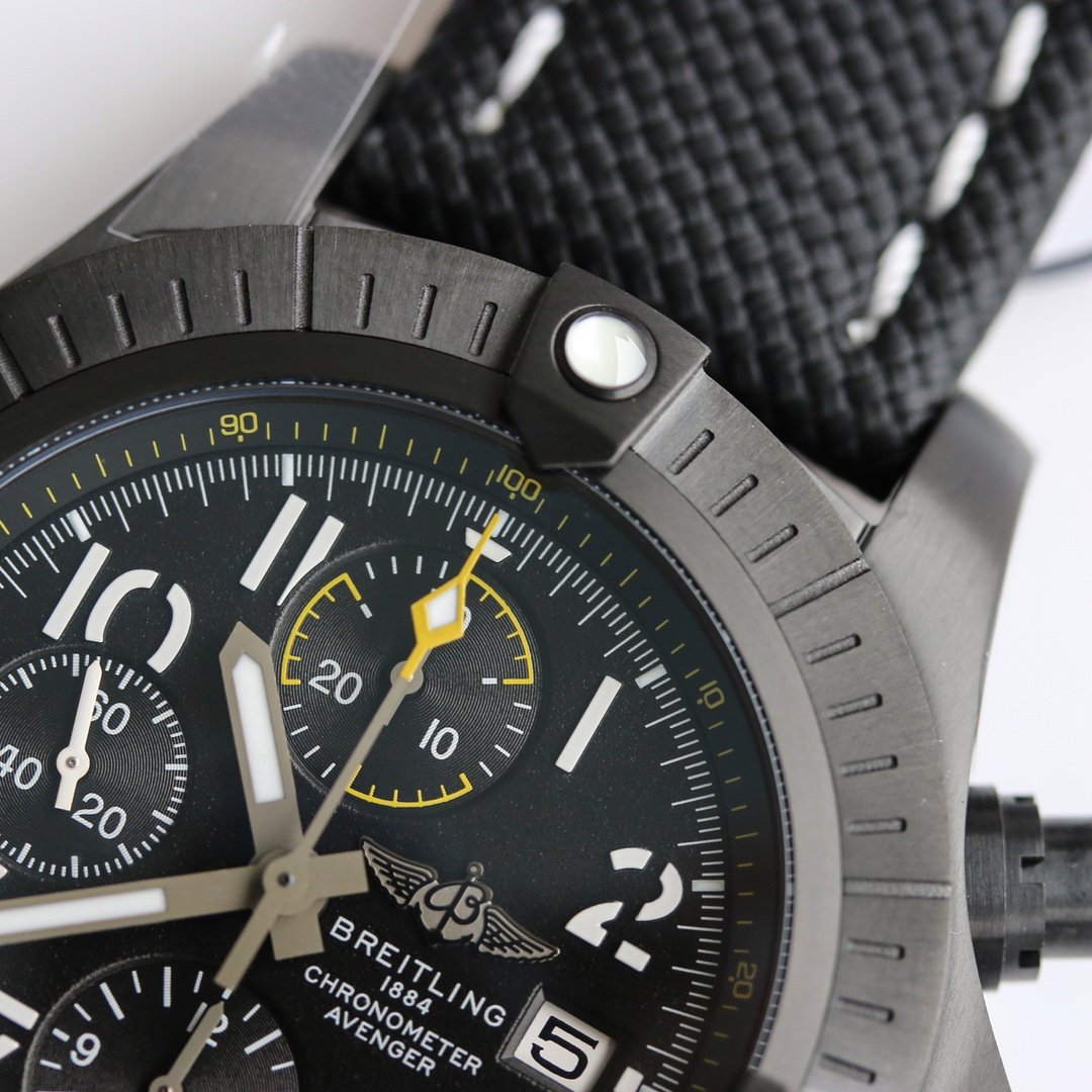 AVENGER 45MM CHRONOGRAPH NIGHT MISSION BLACK