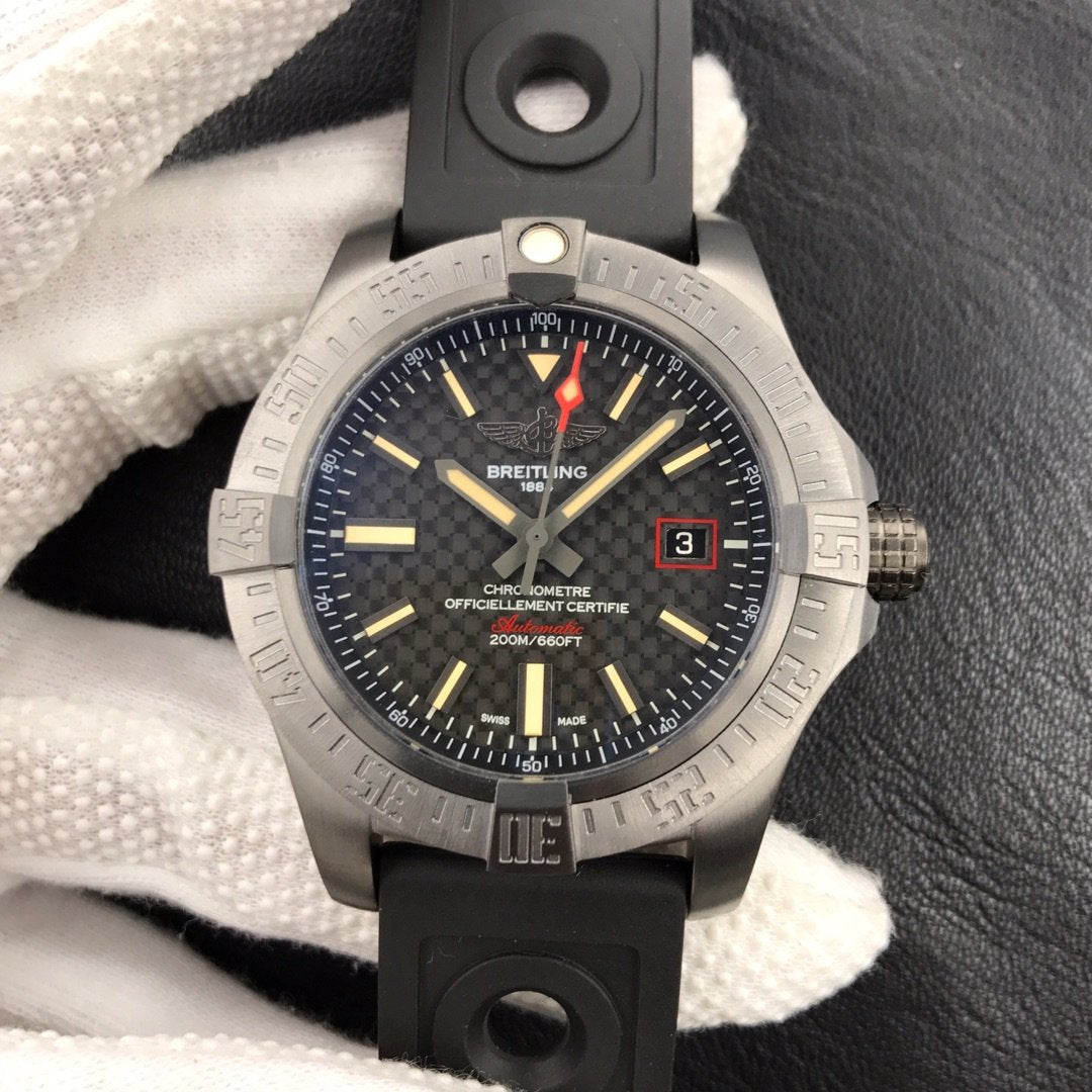 AVENGER BLACKBIRD 44MM TITANIUM BLACK DIAL