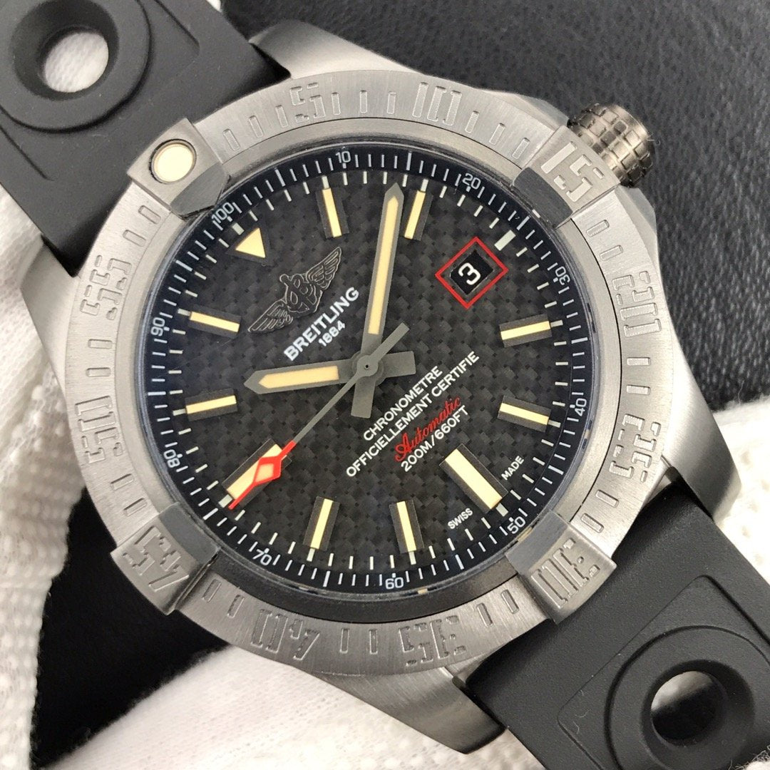 AVENGER BLACKBIRD 44MM TITANIUM BLACK DIAL