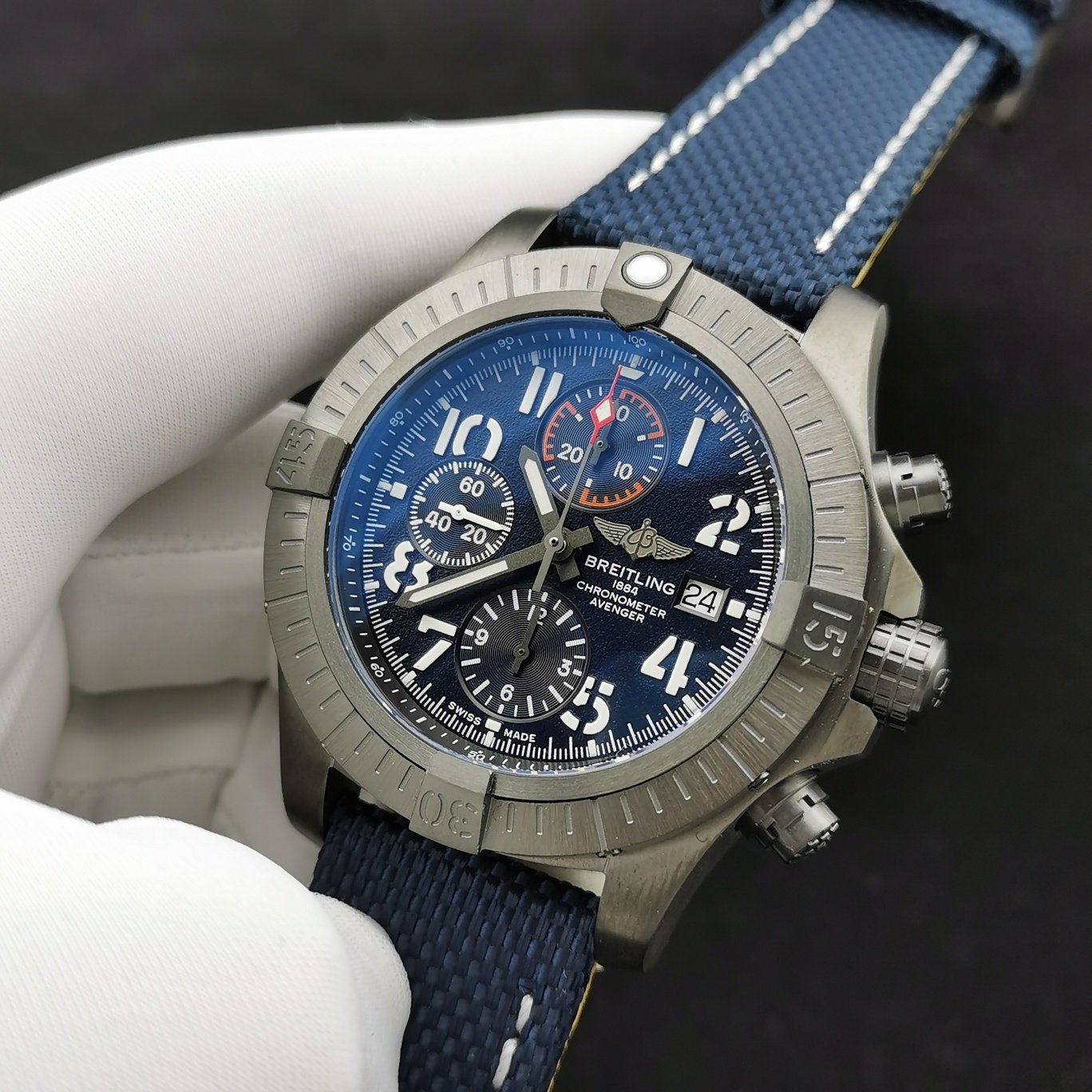 AVENGER NIGHT MISSON 45MM CHRONOGRAPH BLUE