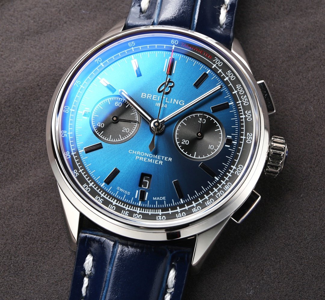 PREMIER B01 CHRONOGRAPH 42MM STEEL BLUE DIAL
