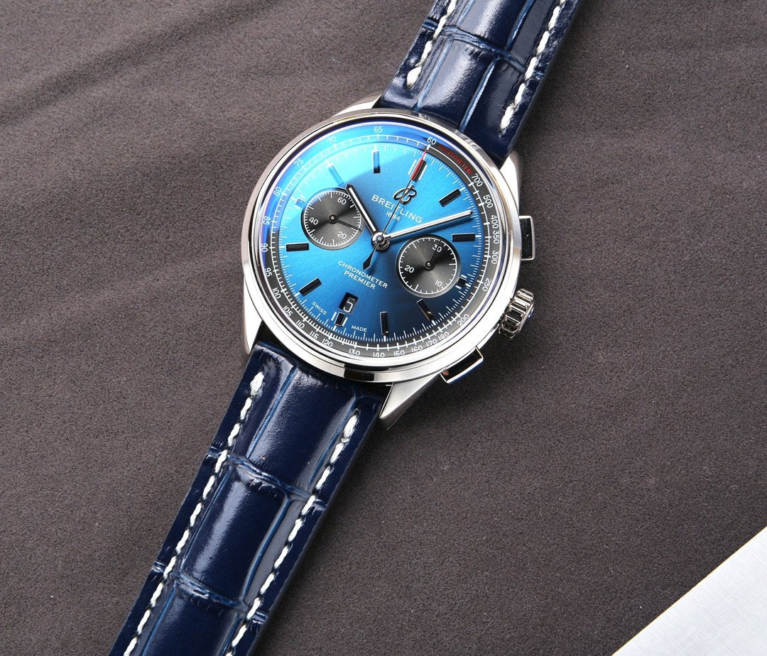 PREMIER B01 CHRONOGRAPH 42MM STEEL BLUE DIAL