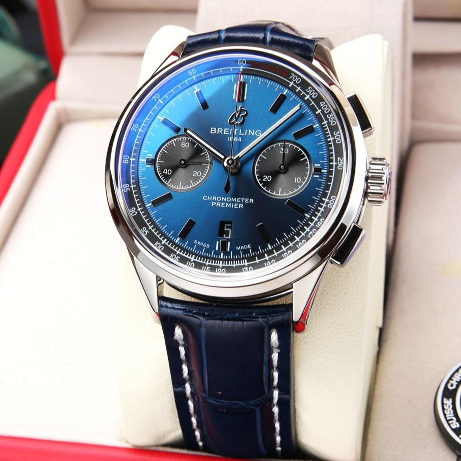 PREMIER B01 CHRONOGRAPH 42MM STEEL BLUE DIAL