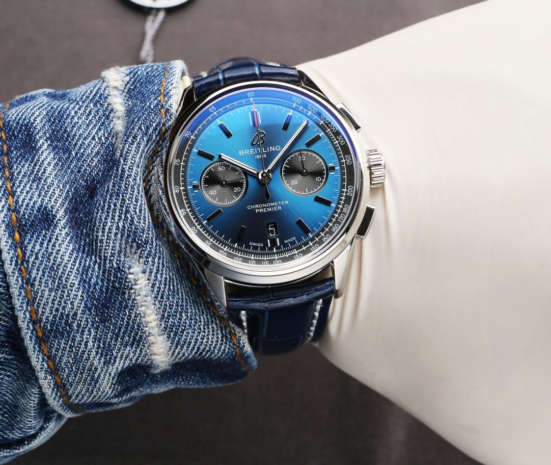 PREMIER B01 CHRONOGRAPH 42MM STEEL BLUE DIAL