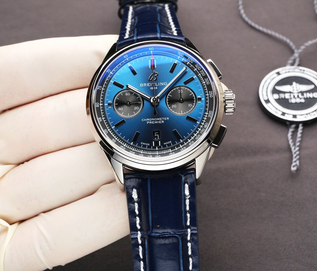 PREMIER B01 CHRONOGRAPH 42MM STEEL BLUE DIAL