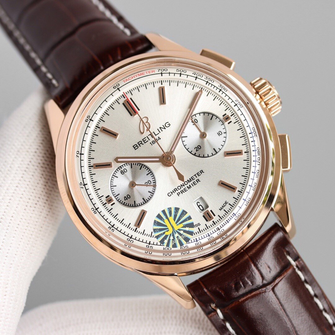 PREMIER B01 CHRONOGRAPH 42MM ROSE GOLD GREY DIAL