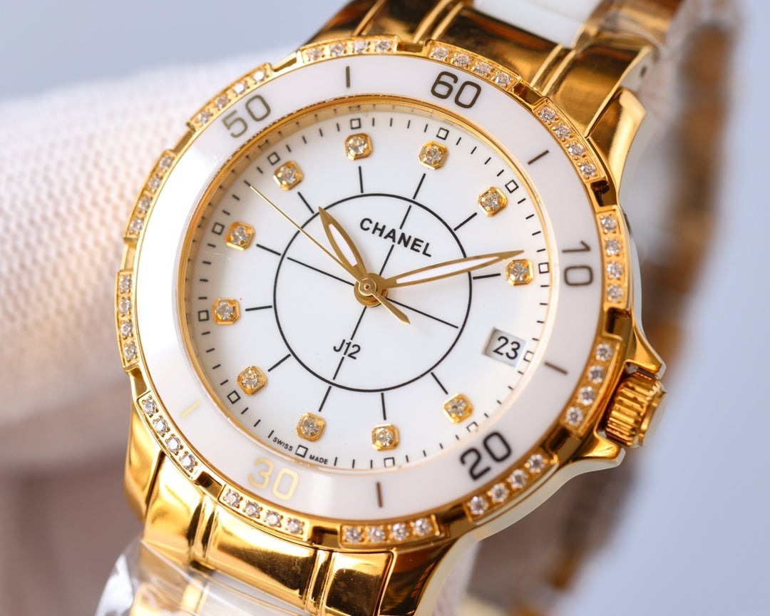 J12 AUTOMATIC TWO-TONE DIAMOND BEZEL