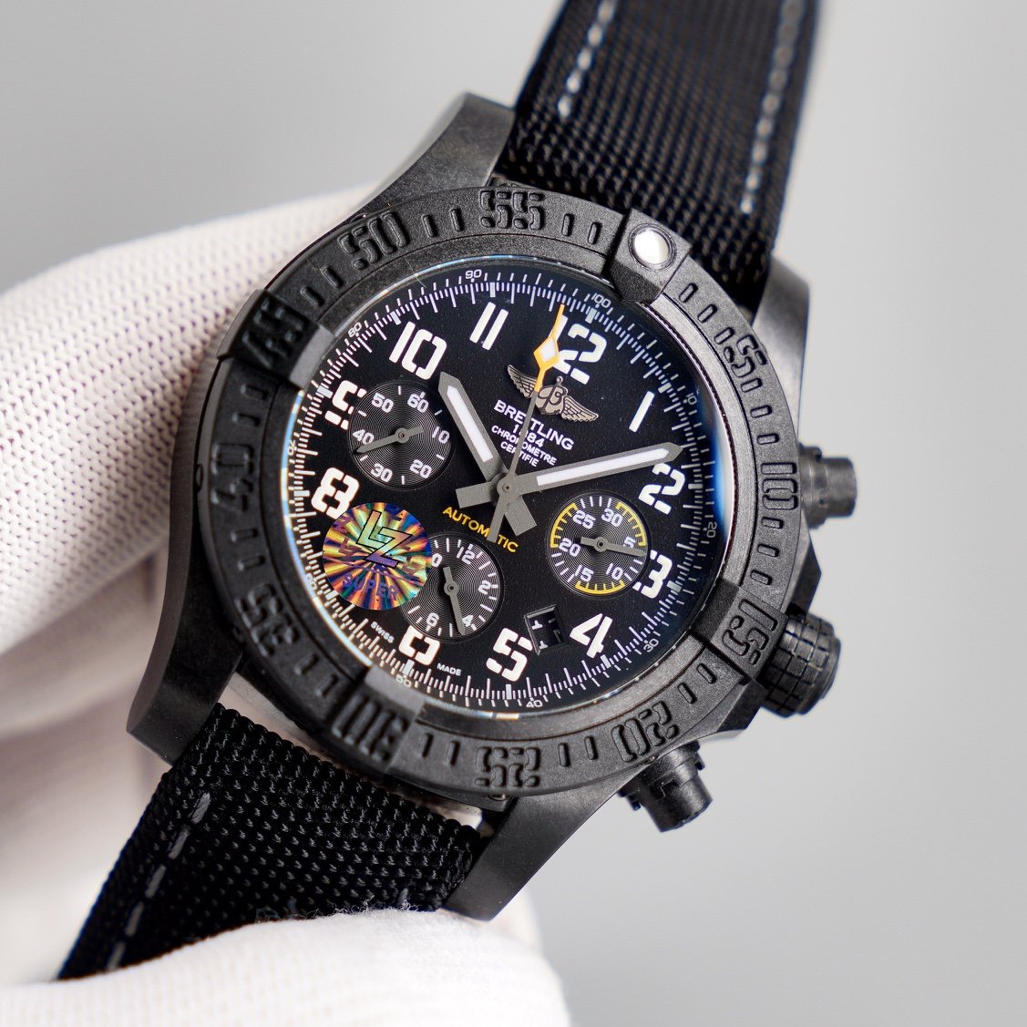 AVENGER HURRICANE 45 CHRONOGRAPH BLACK CASE