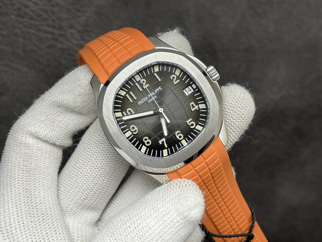 PATEK AQUANAUT 5167A ORANGE BLACK DIAL