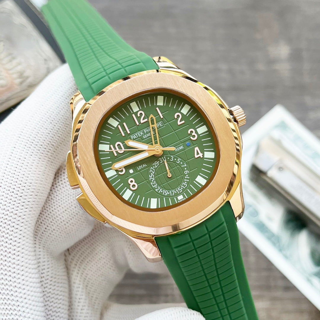 NAUTILUS TRAVELTIME GOLD CASE 42MM