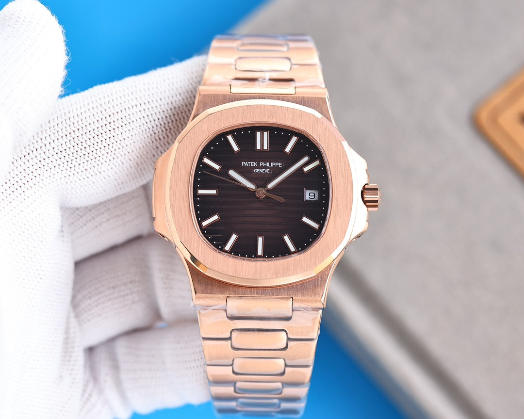 PATEK NAUTILUS 5711 PINK GOLD BROWN DIAL