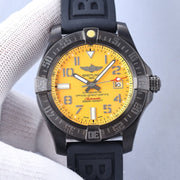 BREITLIN AVENGER II SEAWOLF GREY CASE YELLOW DIAL