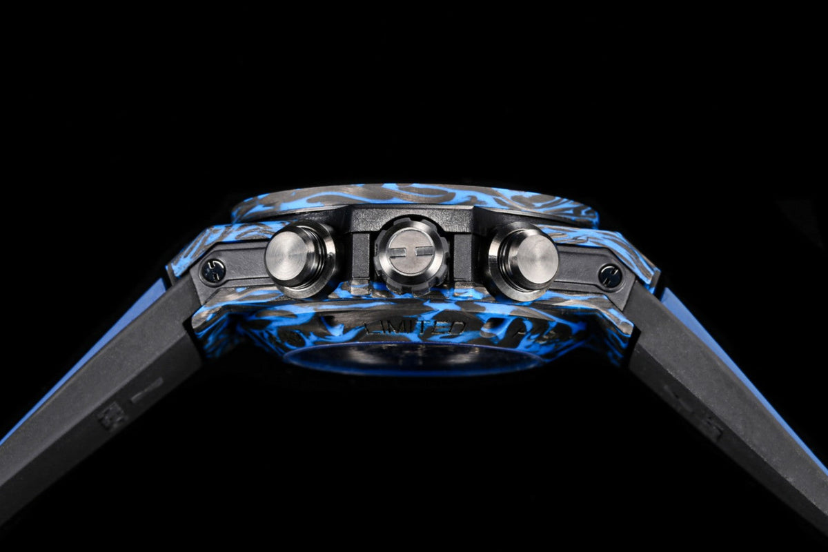 BIG BANG UNICO 45 BLACK BLUE CARBON