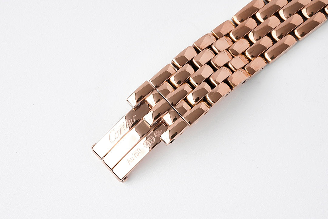 PANTHERE 27MM PINK GOLD WHITE DIAL