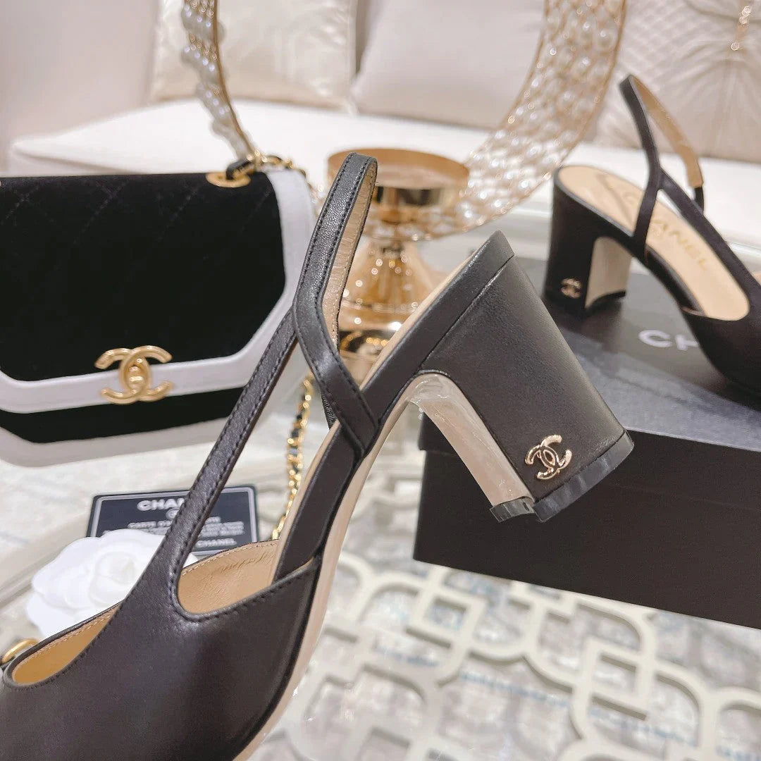 Chanel Slingback 65mm Sheepskin