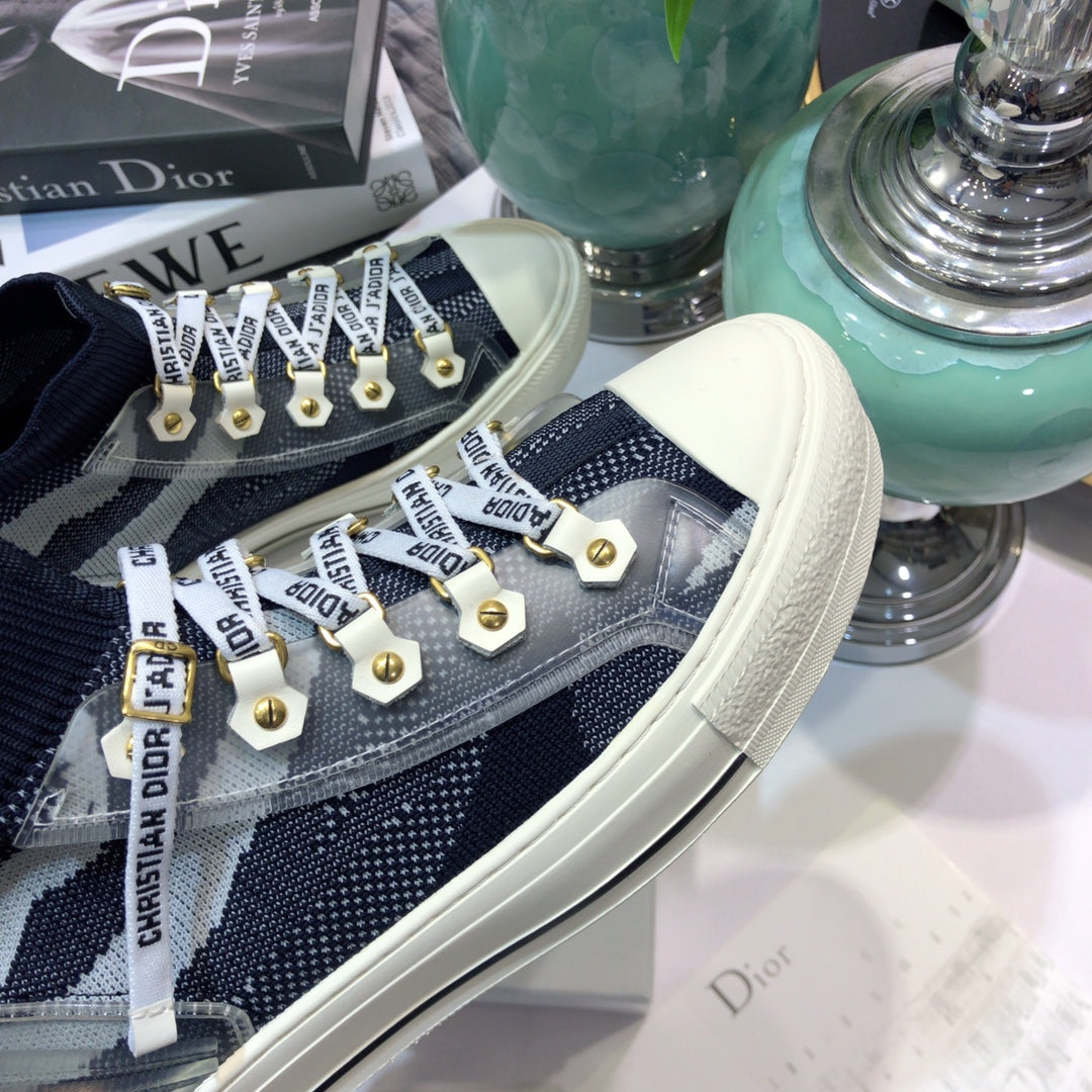 Dior 2026 Knitted High-Top Sneakers Fabric 966665