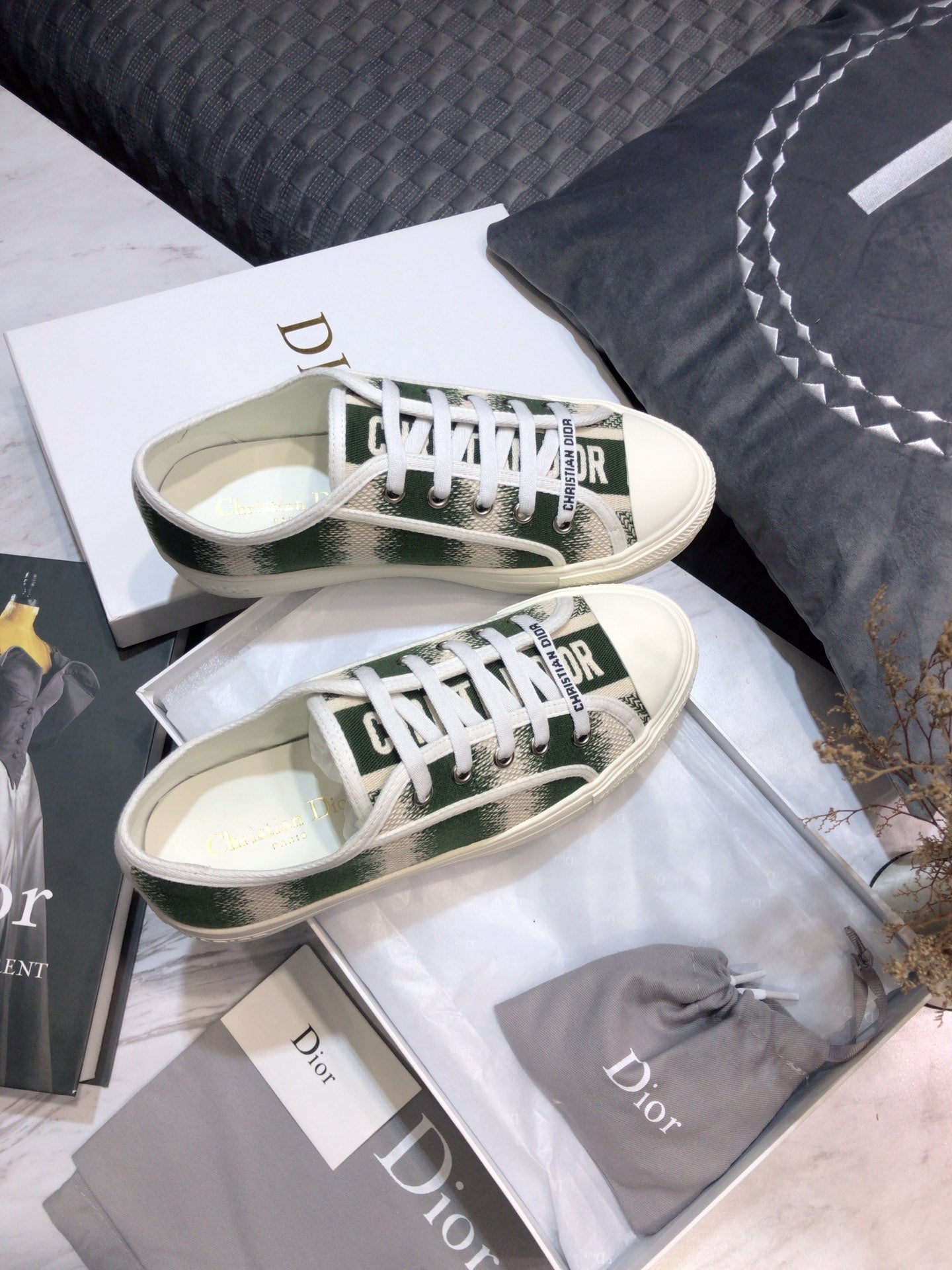 Dior 2026 Walk'n'Dior Low-Top Sneakers Canvas 966707