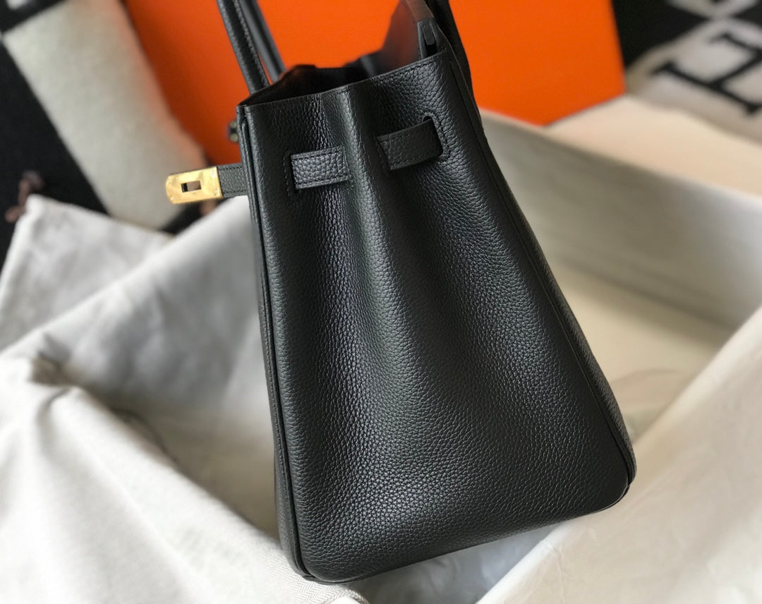 HM BIRKIN 30CM BLACK TOGO LEATHER GOLD HARDWARE