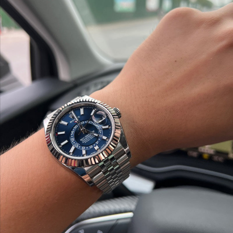 Rolex Sky-Dweller 42mm Silver Blue Dial