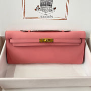 HM Kelly Cut 31 Pink Pastel Epsom Leather Gold Hardware 229065