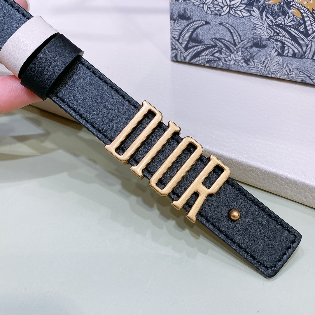 Dior 2026 D-Fence Reversible Belt 20mm Calfskin