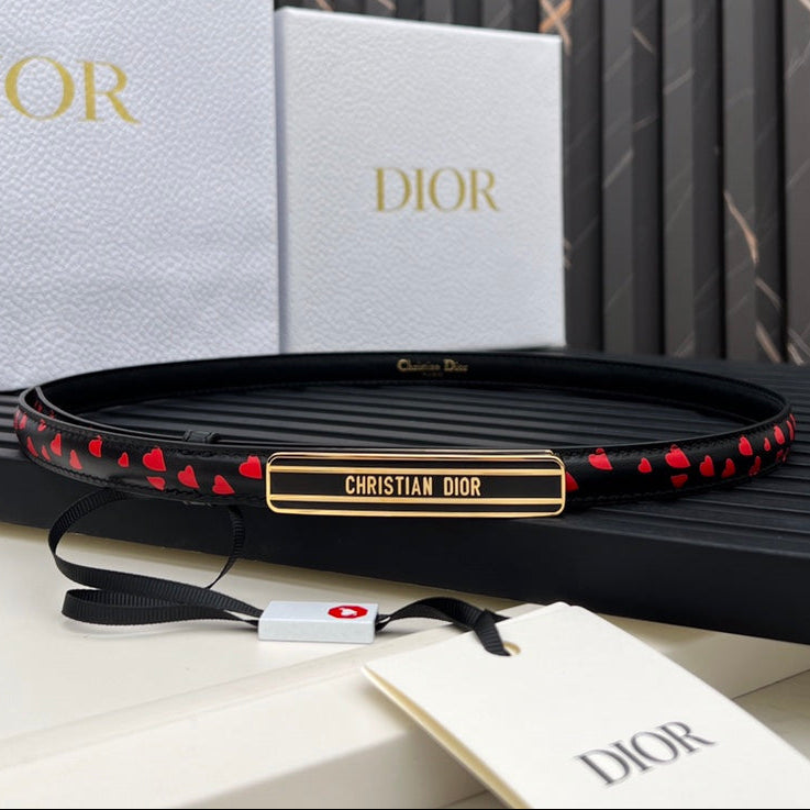 Dior 2026 ID Belt 15mm Smooth Calfskin