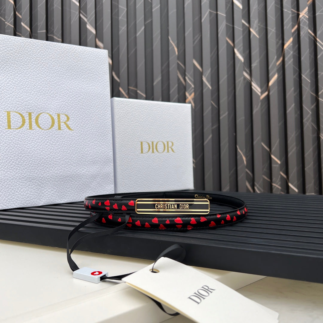 Dior 2026 ID Belt 15mm Smooth Calfskin