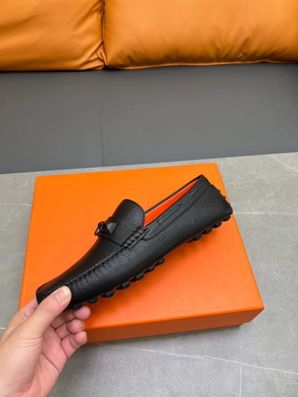 HM IRVING LOAFER BLACK CALFSKIN