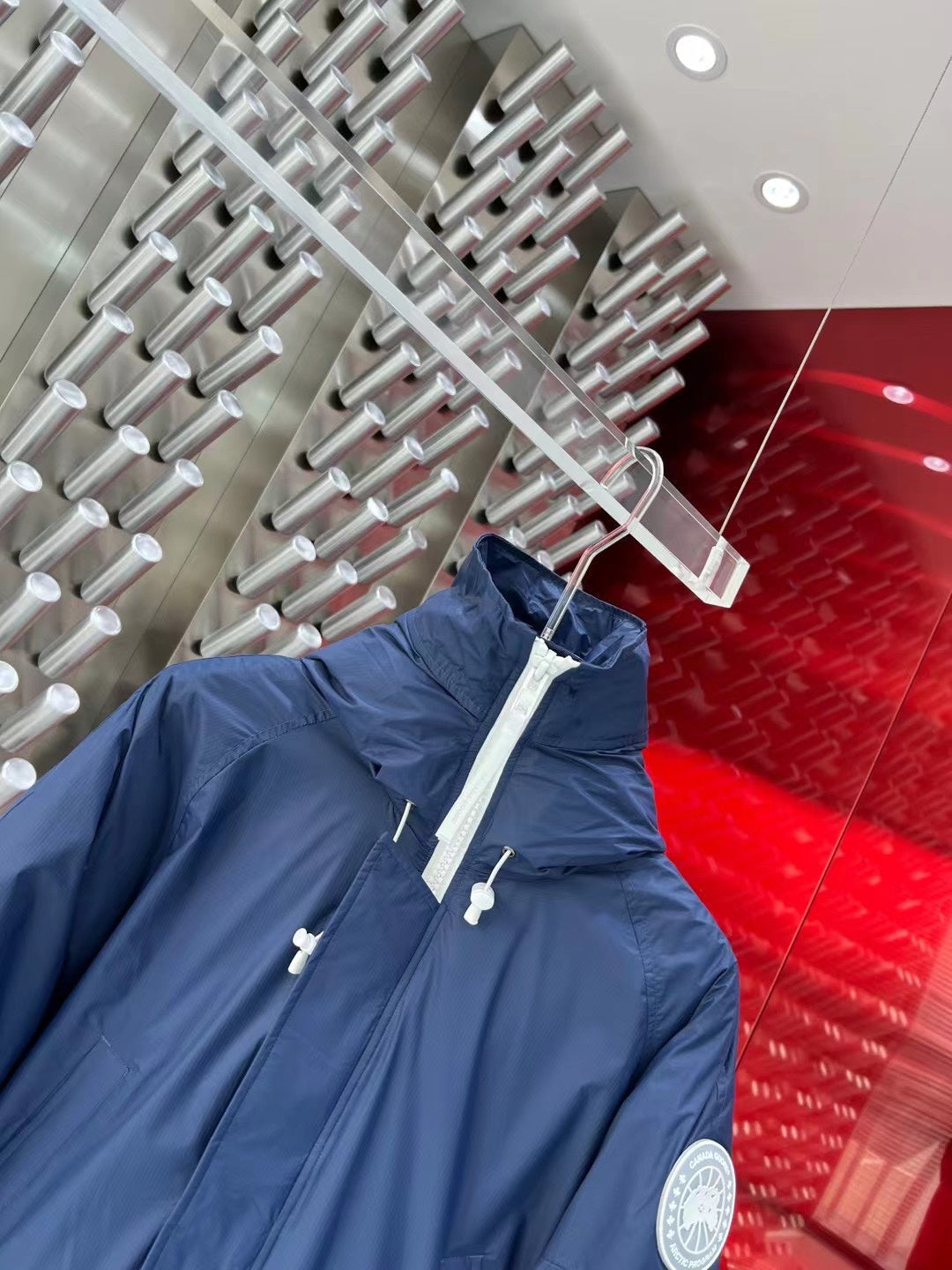 C. Goose Down jacket Blue Polyester 0041