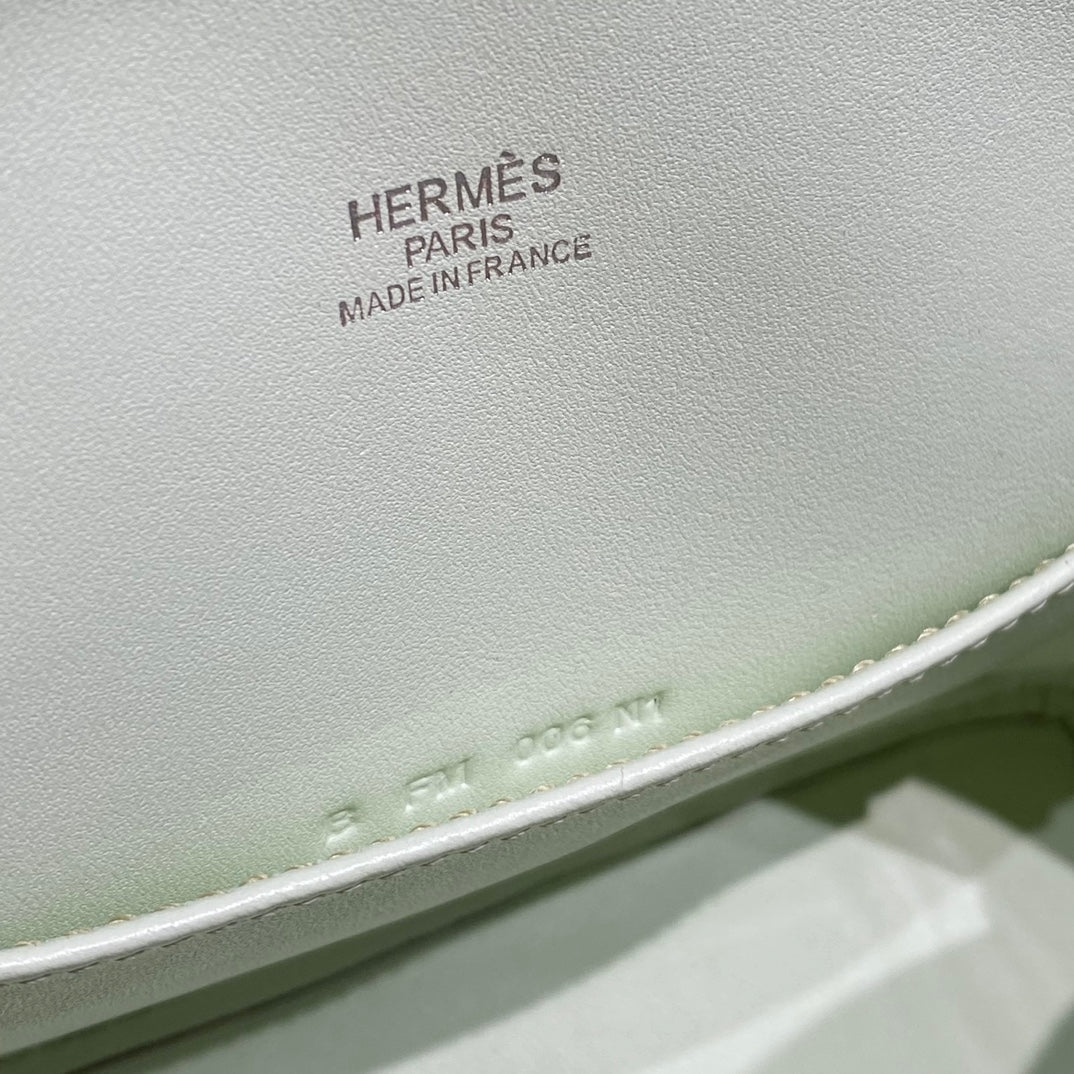 High-end Hermes 2026 Bolide Bowling Bag 18cm Evercolor Leather 2