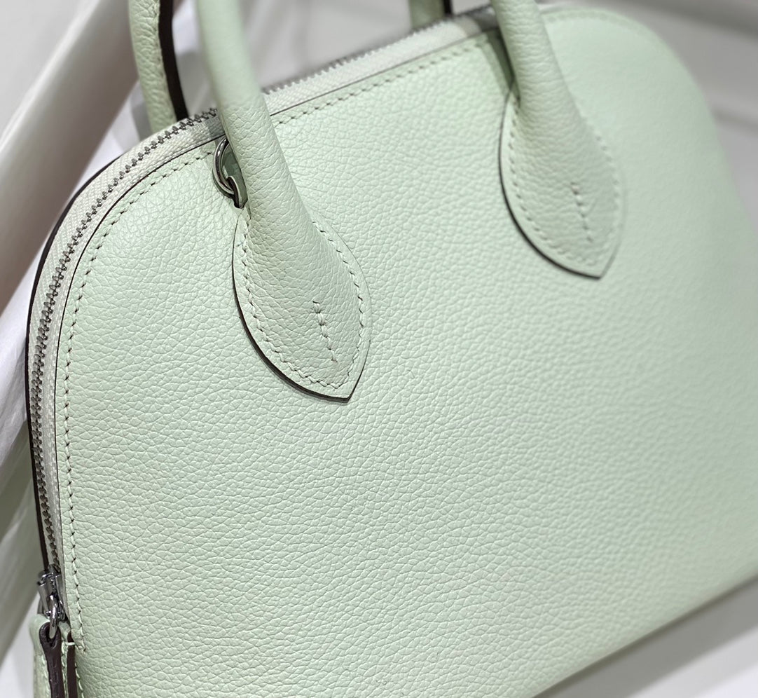 High-end Hermes 2026 Bolide Bowling Bag 18cm Evercolor Leather 2