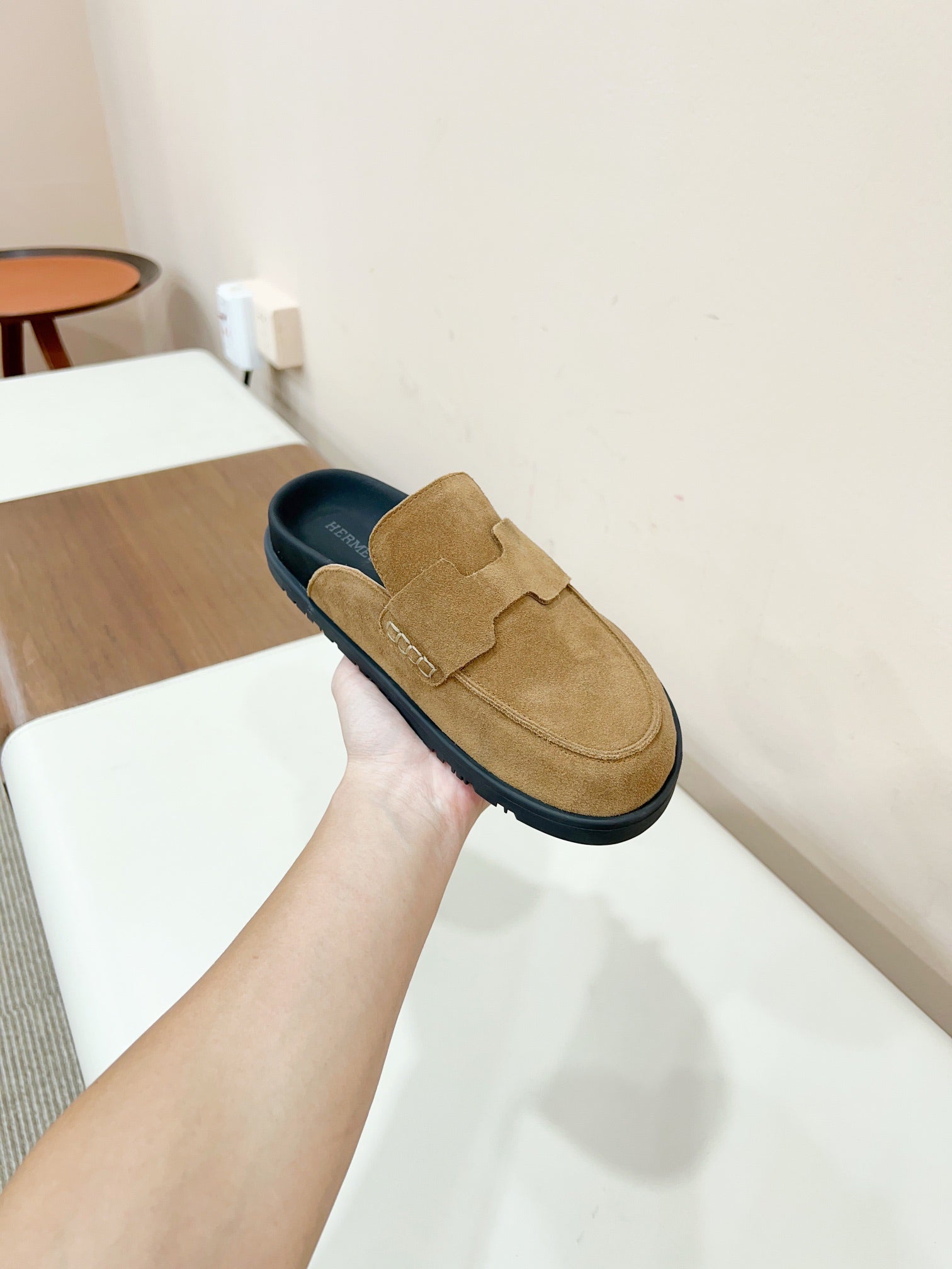HM GO MULE SUEDE