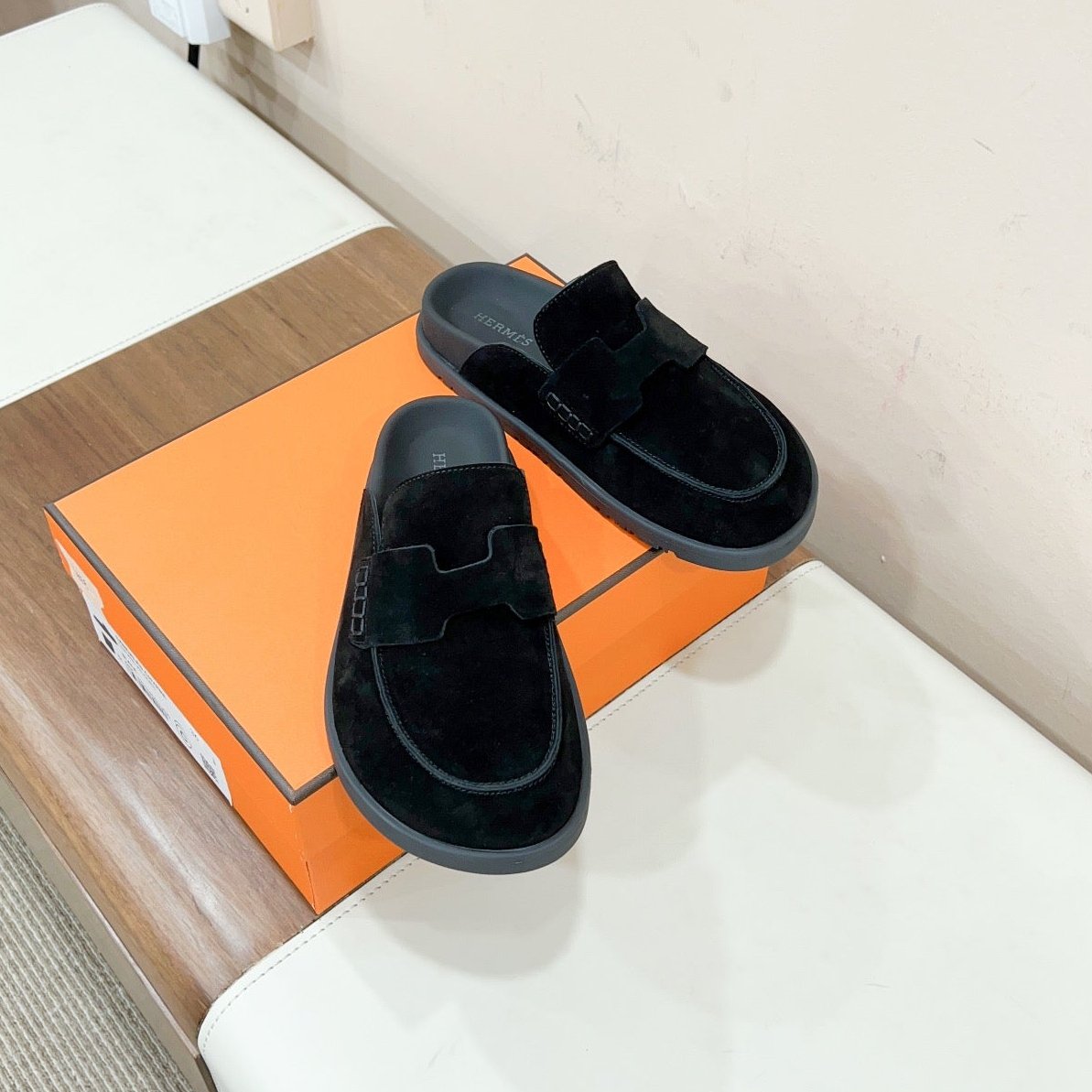 HM GO MULE SUEDE