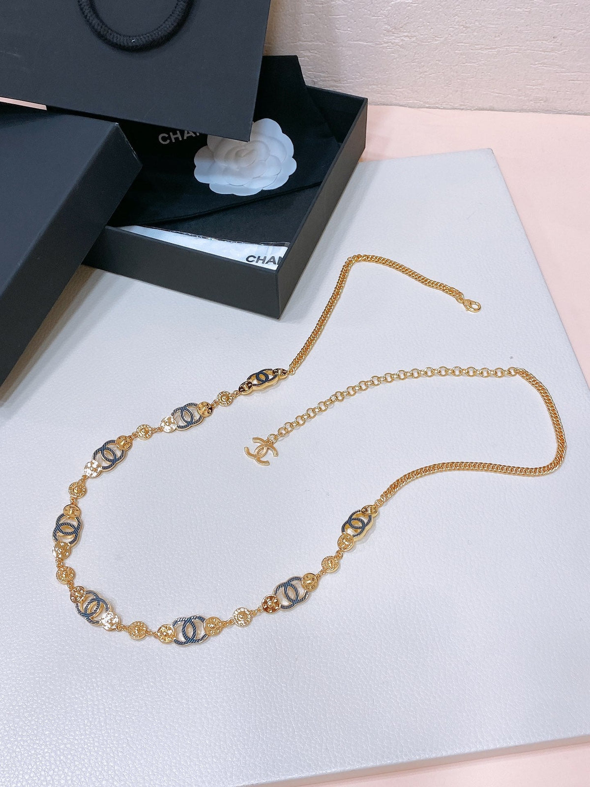 Chanel 2026 CC Medallion Chain Belt Gold