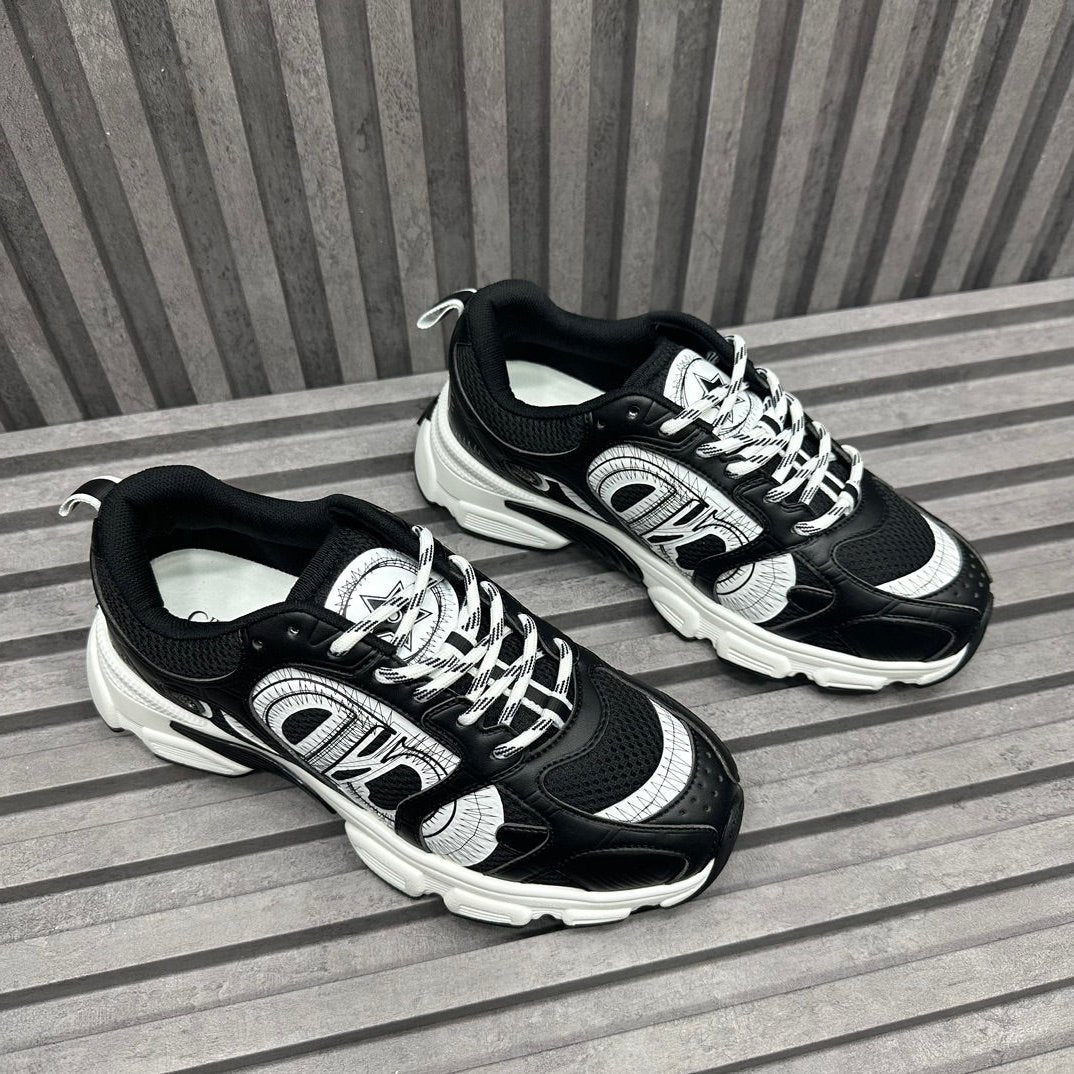 CD CHRONO SNEAKER BLACK CALFSKIN