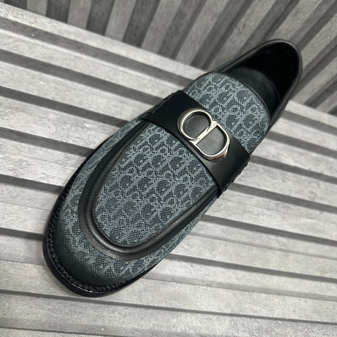 CD SYMBOL GRANVILLE LOAFER ANCHOR MONOGRAM JACQUARD