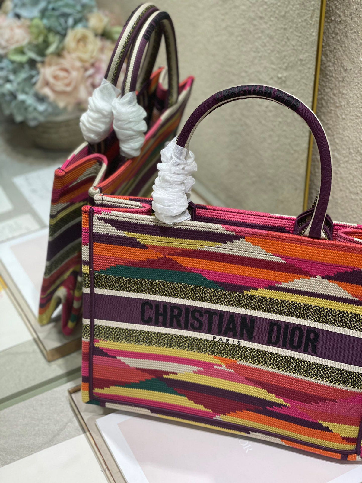 CD Electrical Rainbow Book Tote Bag Canvas 336540